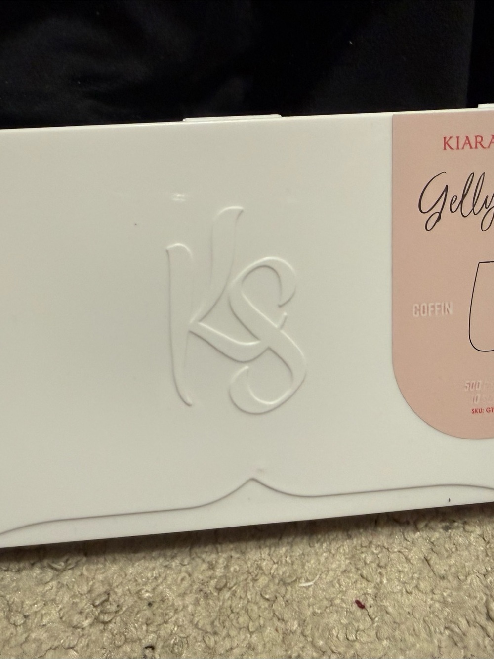 Kiara Sky White Box with Blush Pink Panel